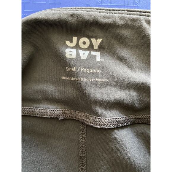 JoyLab Gray Mesh Leggings Women's Small Elastic Waist - Picture 5 of 6